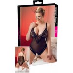 Cottelli Plus Size - krajkové body černé – Zboží Dáma