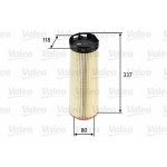 Vzduchový filtr VALEO 585668 – Hledejceny.cz