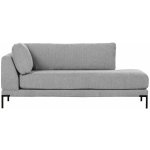 Woood Coulee 200 cm pravá světle šedá látková – Zboží Dáma