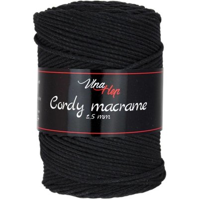 Příze Vlna Hep Cordy Macrame 2,5 mm 8001 – Zbozi.Blesk.cz
