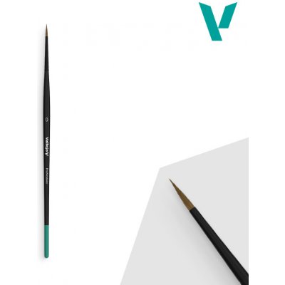 Štětec Vallejo Pro Modeler B01000 Natural Hair Round Brush No. 0 – Zboží Živě