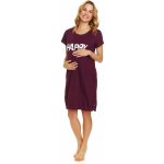 Doctor Nap dámské košile TCB.9504 vínová – Zboží Dáma