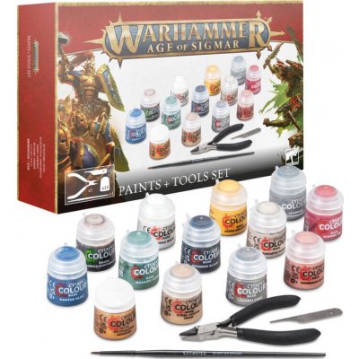 GW Age of Sigmar Paints & Tools Set – Zboží Živě