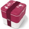 Jídlonosič Monbento obědový box Square Graphic 850ml Magnolia