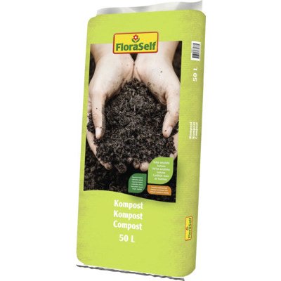 FloraSelf Kompost zahradnický 50 l – Zboží Dáma