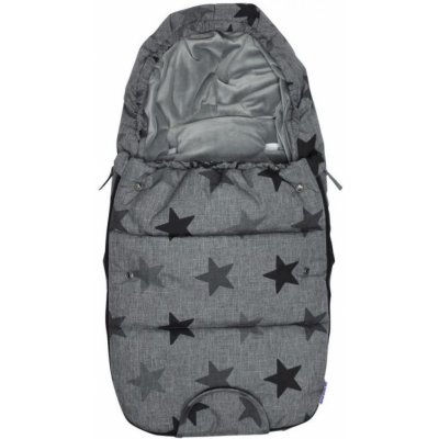 Dooky footmuff S STARS DeLuxe šedý – Zboží Mobilmania