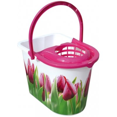 Senzačne KIN36970019 Tulip Vědro se ždímačem 25 x 26 x 36 cm 14 l