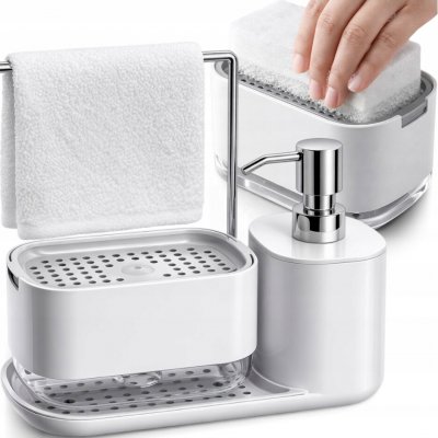 5five Simply Smart Dávkovač saponátu Utility, černá/s chromovými prvky, 300 ml – Zboží Dáma