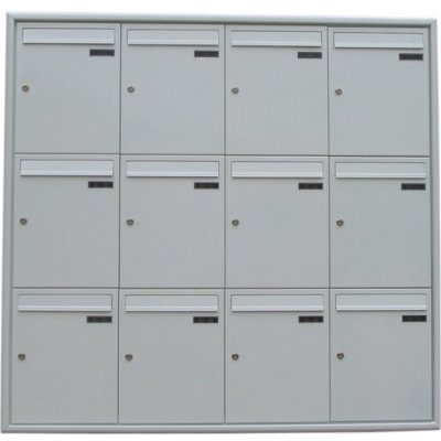 3MH s.r.o. Poštovní schránka MA-260x330x110 v sestavě pro zazdění Barva: RAL 8002 hnědá – Hledejceny.cz