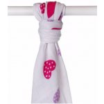 KIKKO Bambusová osuška XKKO®BMB 90x100cm 1ksLilac Hearts – Hledejceny.cz