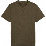Puma TAD ESSENTIALS HEATHER CAT TEE Pánské triko khaki – Hledejceny.cz
