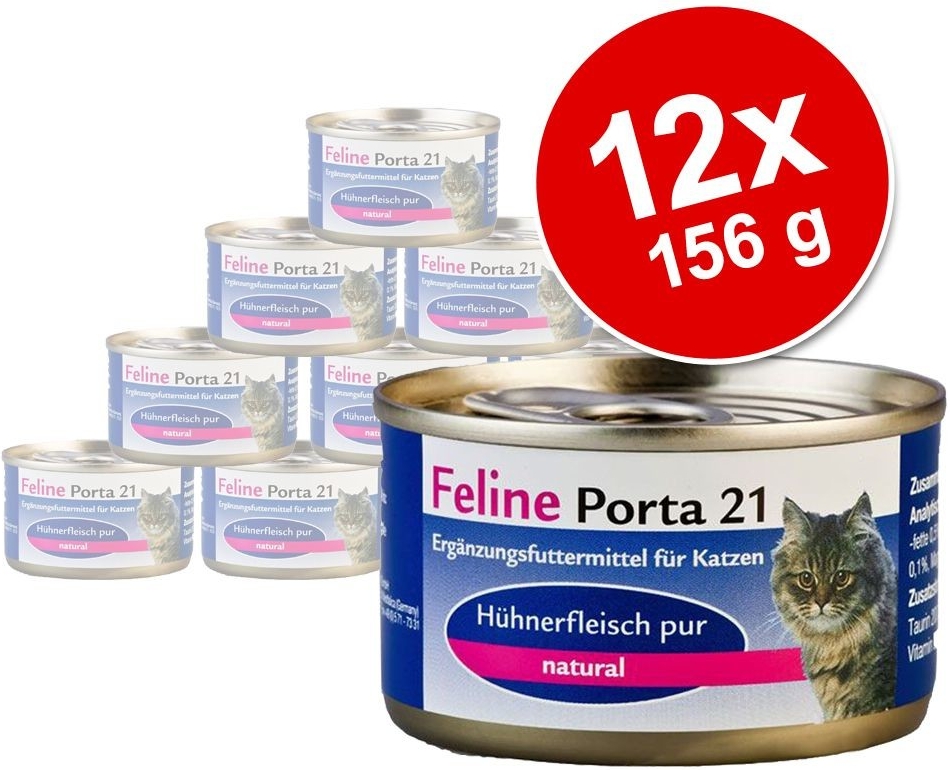 Feline Porta 21 kuře & aloe 12 x 156 g