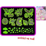 Hvězdičky a nálepky jednorožec svítící ve tmě 40 ks – Zbozi.Blesk.cz