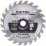 EXTOL PREMIUM Kotouč pilový s SK plátky, O 160x2,6x20mm, 24T (8803213) – Zboží Dáma