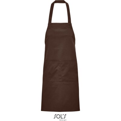 SOL's Collection Zástěra Gamma s laclem bio COT25356914099-chocolate Čokoládová – Hledejceny.cz
