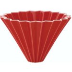 Origami Dripper keramický S červený – Sleviste.cz