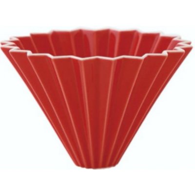 Origami Dripper keramický S červený – Sleviste.cz