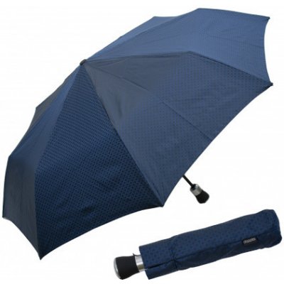 Doppler Orion Royal Blue&Black plně automatický luxusní deštník černý