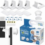 SIPO Magnetický zámek na šuplíky a skříňky 4 ks – Zboží Dáma
