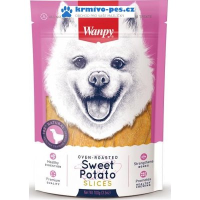 Wanpy Dog Sweet Potato Slice 100 g – Zboží Mobilmania