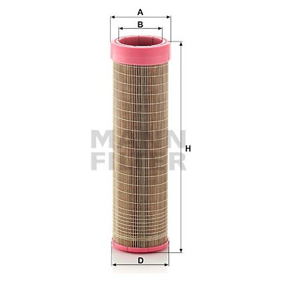 Filtr - sekundární vzduch MANN-FILTER CF 14 145/2 (CF14145/2) – Hledejceny.cz