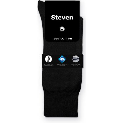 Pánské ponožky 100 % Bavlna 042 černá – Zboží Mobilmania