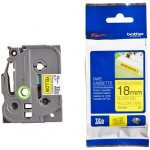 Brother TZe-S641 žlutá černá 18 mm – Zboží Dáma