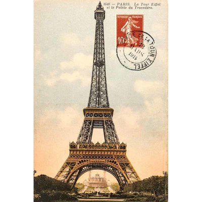 Ceduľa Paríž známka, eiffelova veža - Paris – Zbozi.Blesk.cz