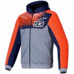 Alpinestars Chrome V2 SPORT HOODIE MM93 2025 světle šedo-modro-červená – Zboží Mobilmania