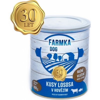 Sokol Falco Farmka Dog kusy lososa v hovězím 0,8 kg