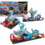 Hot Wheels City color reveal automyčka se žralokem HTN82 – Zboží Dáma