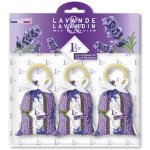 Lavanderaie de Haute Provence Levandule & Levandin Sada 3 levandulových pytlíků s kroužkem 3 × 18 g – Hledejceny.cz