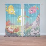 Sablio Záclony Podmořský svět 2: 2ks 150x250cm – Hledejceny.cz