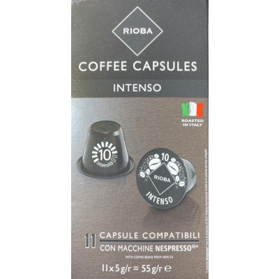 Rioba Espresso Intenso kapsle 11 ks – Zboží Mobilmania