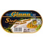 Giana sleď filety v hořčičné omáčce, 170 g – Sleviste.cz