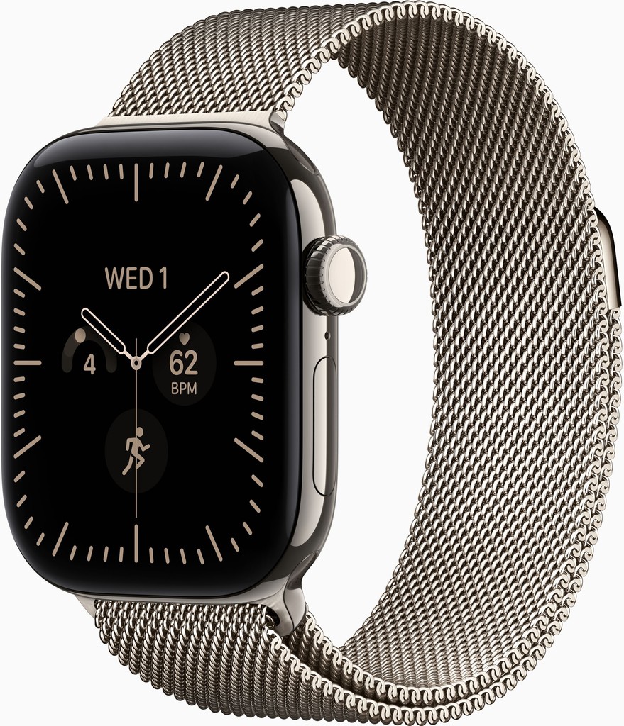 Apple Watch Series 12 Cellular 42mm pÅ™Ã­rodnÃ­ titan s pÅ™Ã­rodnÃ­m milÃ¡nskÃ½m tahem MJGH4RK/A na Heureka.cz