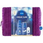 Nivea TM 400 ml SG Creme Care 250 ml + Roll-on Protect & Care 50 ml + Labello 4,8 g dárková sada – Zboží Dáma