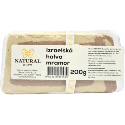 Chalva Izrael s pistáciemi Natural 200 g