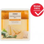 Tesco Edam 30% polotvrdý polotučný uzený sýr plátky 100 g