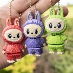 Přívěsek na klíče Labubu růžová – Zbozi.Blesk.cz