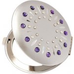 Elenpipe EL 01.6 Tanzanite kosmetické kapesní zrcátko se Swarovski Elements Sun tmavěfialová – Hledejceny.cz