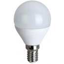 Solight LED žárovka , miniglobe, 8W, E14, 4000K, 720lm, bílé provedení