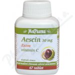 Medpharma Aescin 30 mg extra vitamin C 67 tablet – Hledejceny.cz