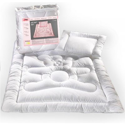 4sleep Dětská sada 100 x135 400g 40x60 220g bílá - v tašce – Zboží Mobilmania