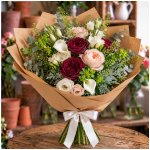 levandule-online.cz Kytice Amélie Velikost kytice: Velká L - průměr 45 cm - Pro velké okamžiky, Dárek ke kytici: Levandulová čokoláda – Hledejceny.cz