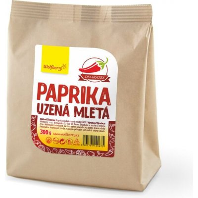 WOLFBERRY Paprika Sladká uzená mletá 300 g – Sleviste.cz