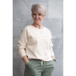 Elegantní mikina JAMIE Bílá – Zboží Dáma