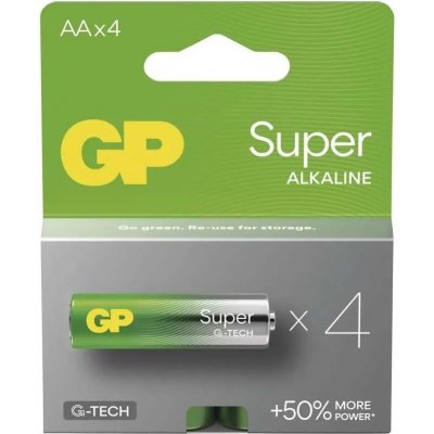 GP Super Alkaline AA 4ks 03015AETA-B4 – Hledejceny.cz