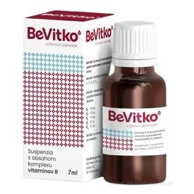BeVitko suspenze s obsahem komplexu vitamínů B 7 ml – Hledejceny.cz