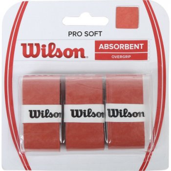 Wilson Pro Soft overgrip 3ks červená